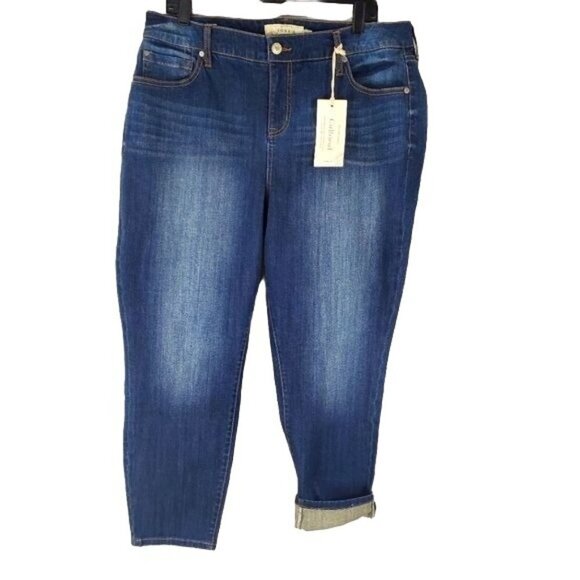 Torrid girlfriend medium wash jeans women's size 18 - Picture 2 of 7